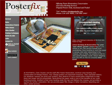 Tablet Screenshot of posterfix.com